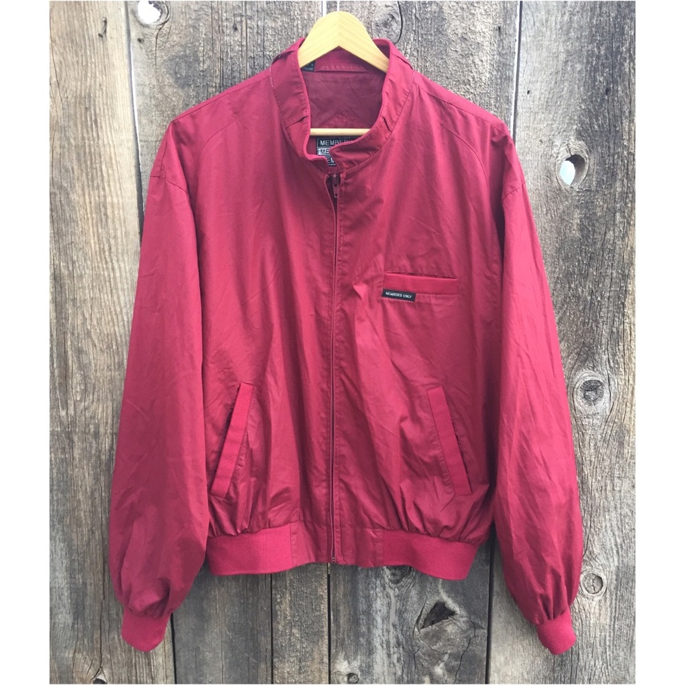 VTG 80s-90s Members Only Iconic Racer Jacket, 44